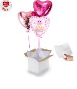 Vignette 1 Bouquet de Ballons Happy Birthday Princess. By Livrer un Ballon