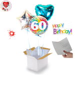 Vignette 1 Bouquet de Ballons Happy Birthday 60Ans 