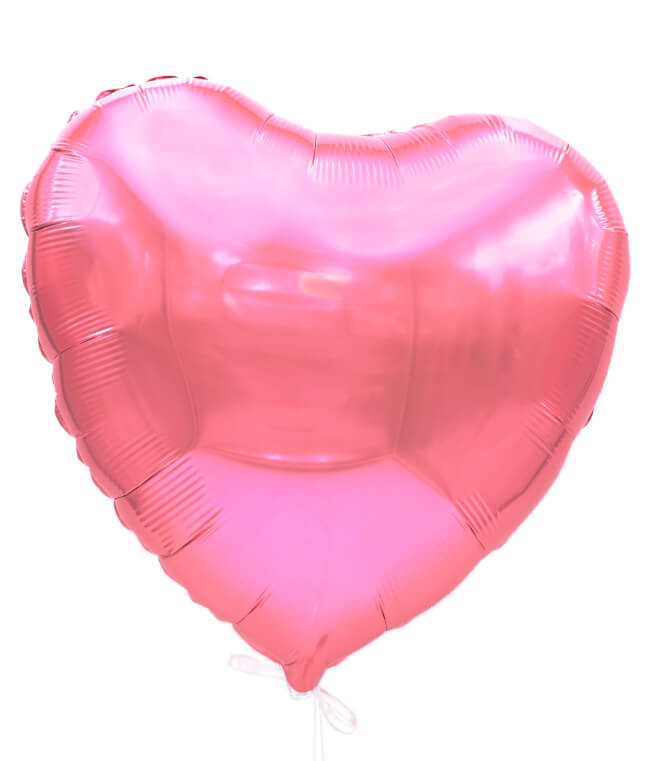 Image 2 Ballon Cœur rose
