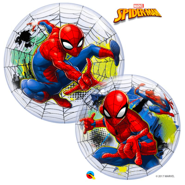 Image 2 Bouquet de 3 Ballons Spider Man à Personnaliser By Livrer un Ballon