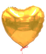 Vignette 3 Ballon Coeur Or