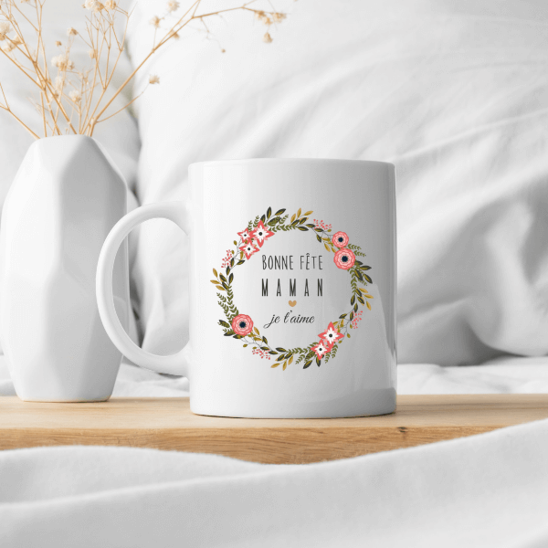 Image 1 Mug "Bonne fête Maman" – Un doux message au quotidien