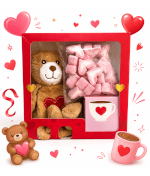 Vignette 1 Coffret Cadeau Doudou Gourmand, Guimauve et Chocolat Chaud
