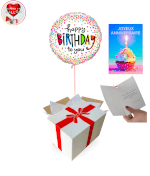 Vignette 1 Ballon Happy Birthday Confetti By Livrer un Ballon