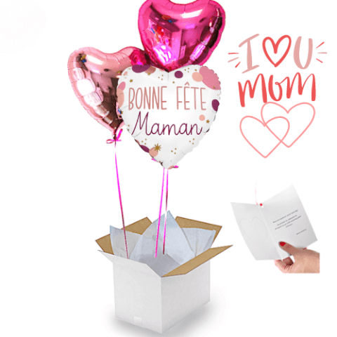 Bouquet de ballons Bonne fête maman