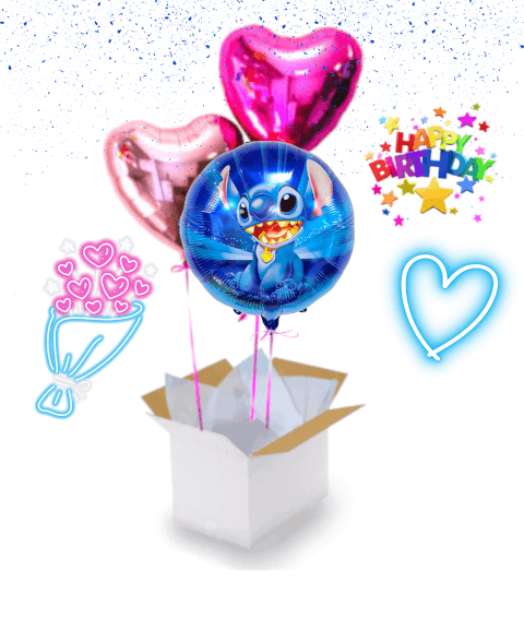 Bouquet de Ballons Stitch à Personnaliser : Un Cadeau Original