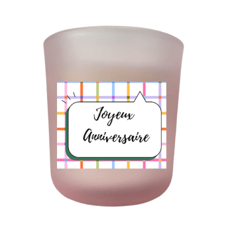 Bougie Parfumée “Joyeux Anniversaire”