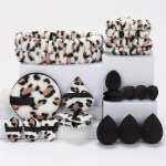 Vignette 1 Le coffret beauté à offrir éponges maquillage et bandeaux style léopard