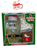 Mug Père Noël avec Chocolat à Faire Fondre & Chamallows – Le Cadeau Gourmand et Magique de l’Hiver