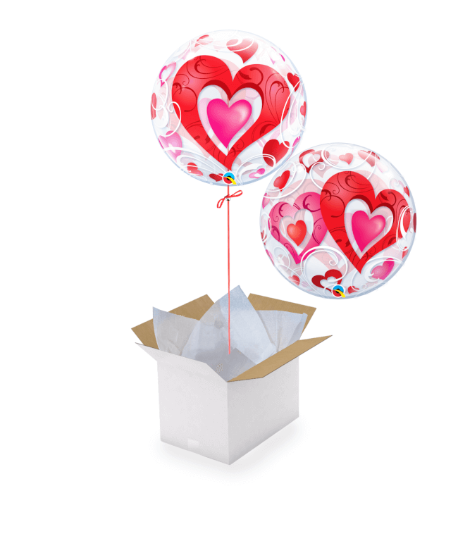 Image 1 Bubble Coeurs 3D