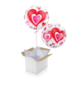 Vignette 1 Bubble Coeurs 3D