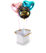 Vignette 1 Bouquet Happy Birthday Noir 2