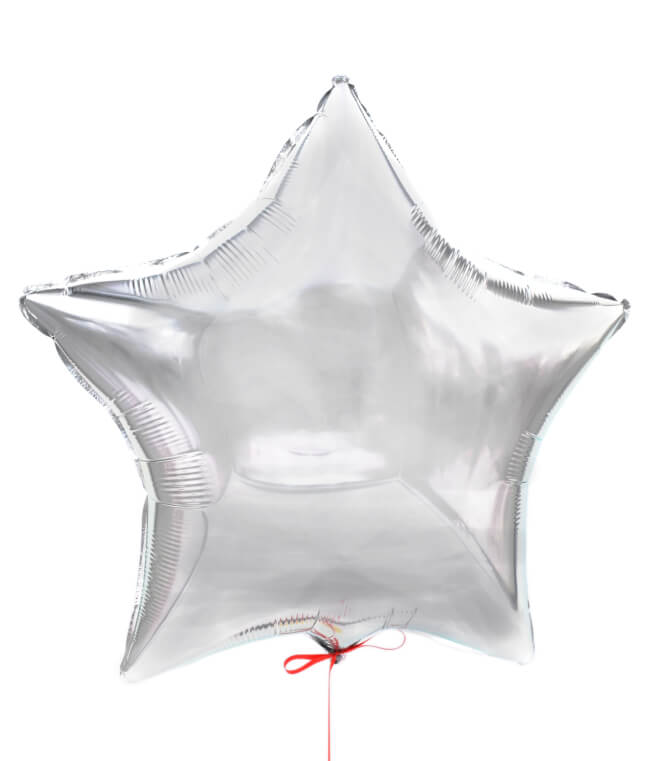 Image 1 Silver Star Balloon