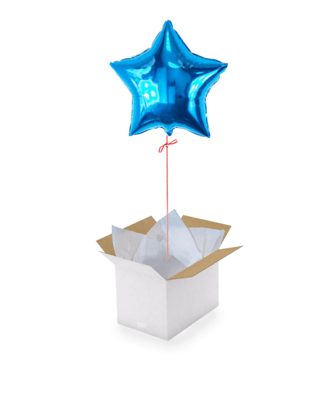 Ballon Etoile Bleue Metal