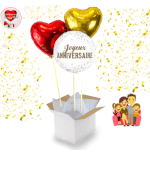 Vignette 1 Bouquet de Ballons Joyeux Anniversaire