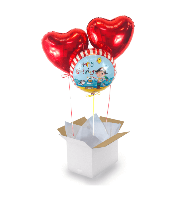 Image 1 Bouquet Pirate Birthday Coeur Rouge