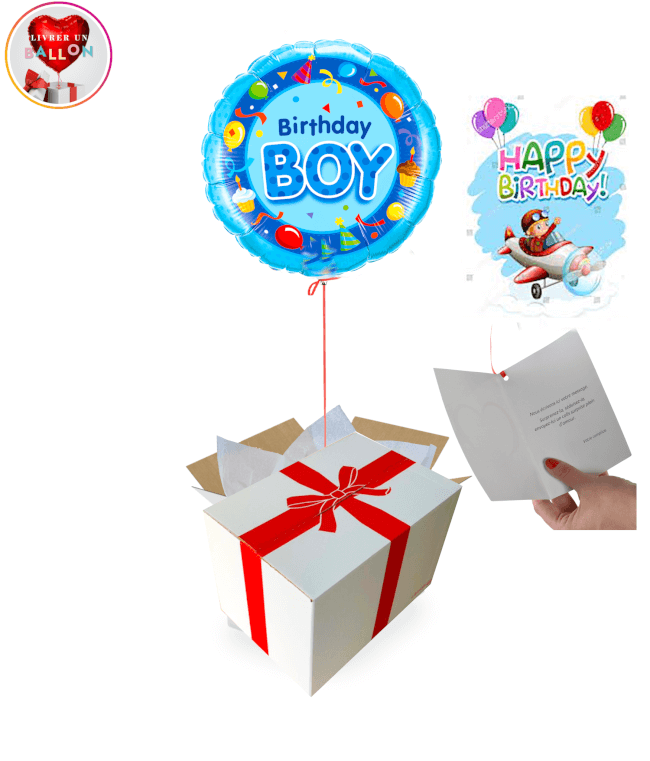 Image 1 Ballon Birthday Boy By Livrer un Ballon