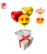 Vignette 1 Bouquet de Ballons Emoji Coeur By Livrer un Ballon