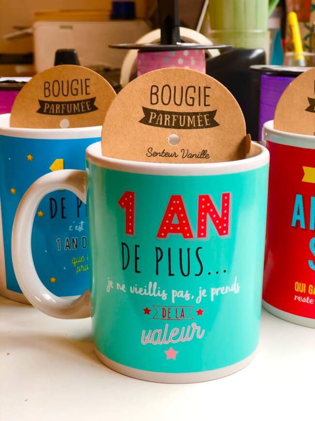 Image 1 Mug Bougie 1 An de plus