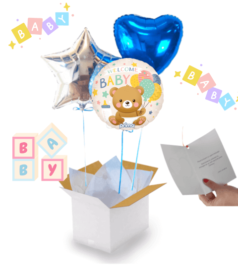 Bouquet de ballons "Welcome Baby"