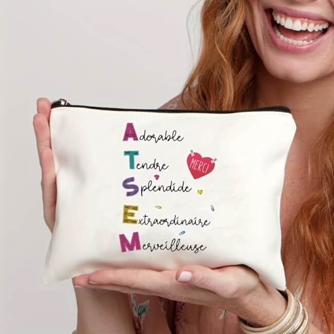 Image 1 Trousse à maquillage – "Je suis le meilleur ATSEM au monde"