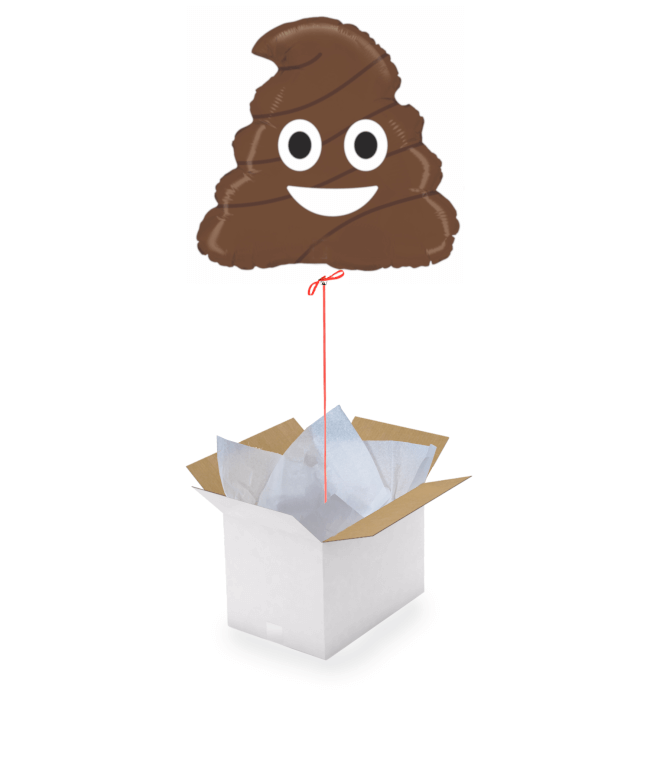 Livrer Un Ballon Ballon Emoji Caca