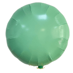 Ballon rond vert parme mat