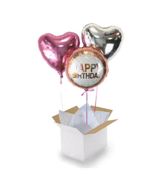 Image 1 Ballon Happy birthday Rosé *