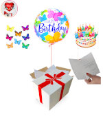 Vignette 1 Ballon Happy Birthday Papillon By Livrer un Ballon