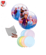 Vignette 1 Ballon Reine des Neiges 56cm Bubble By Livrer un Ballon
