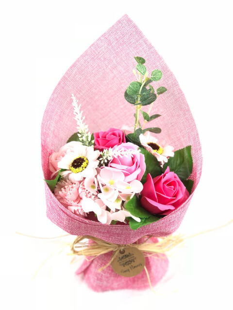 Image Bouquet de Fleurs de Savon de Roses