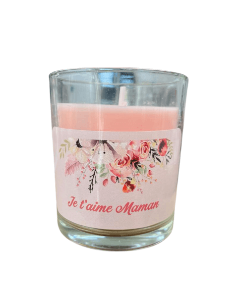 Image Bougie "Je t'aime Maman"