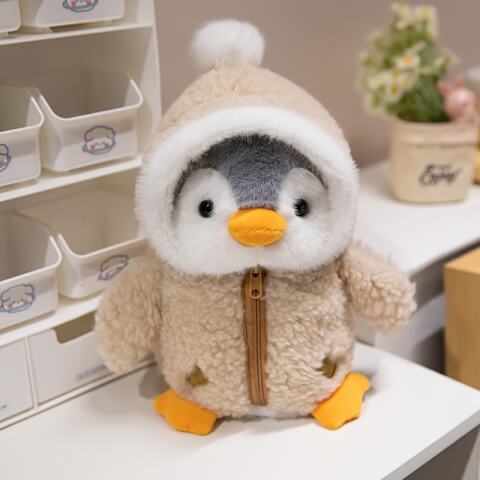 Peluche pingouin 28 cm – Cadeau parfait enfant – Douceur pour toutes les occasions