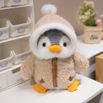 Vignette 1 Peluche pingouin 28 cm – Cadeau parfait enfant – Douceur pour toutes les occasions