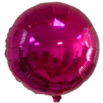 Ballon rond fushia