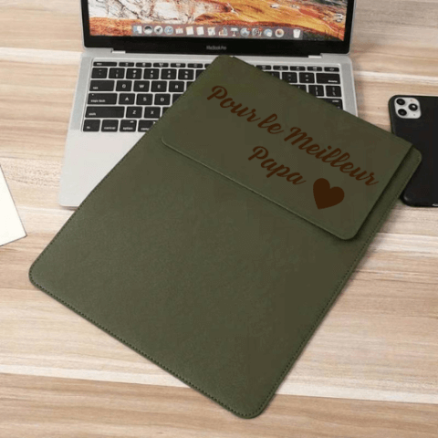 Pochette pour Ordinateur ou Tablette "Pour le Meilleur Papa"