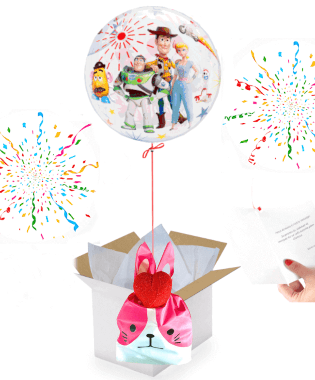 Image 1 Ballon Toy Story et son Ballotin de Big Fraise Tagada