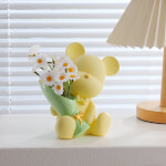 Vignette 1  Vase Ours Créatif – Décoration pour Arrangements Floraux