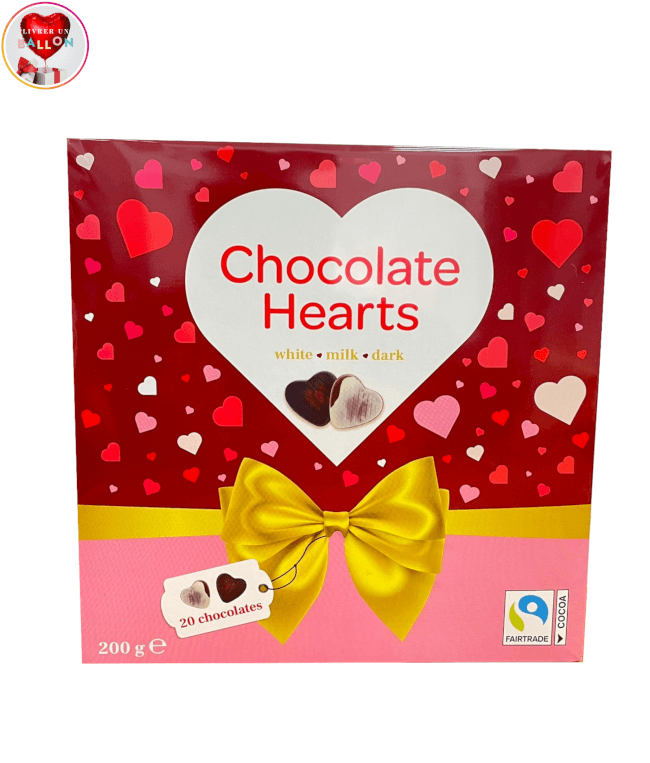 Image 1 Boite de 20 Chocolats Coeurs,200G