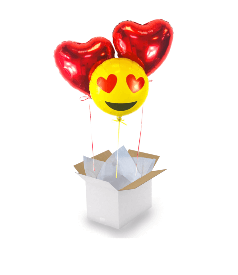 Bouquet Smiley Coeur Rouge