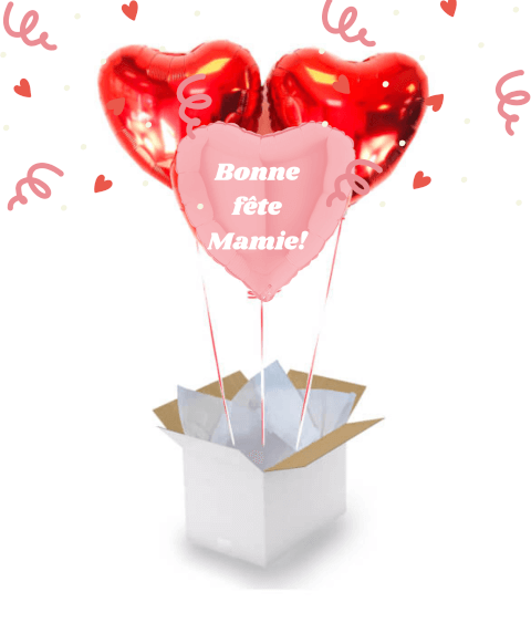 Bouquet de Ballons "Bonne Fête Mamie" – Une Surprise Inoubliable