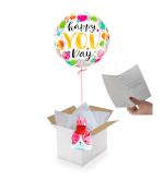 Vignette 1 Ballon Happy You +Ballotin de Big Fraise Tagada