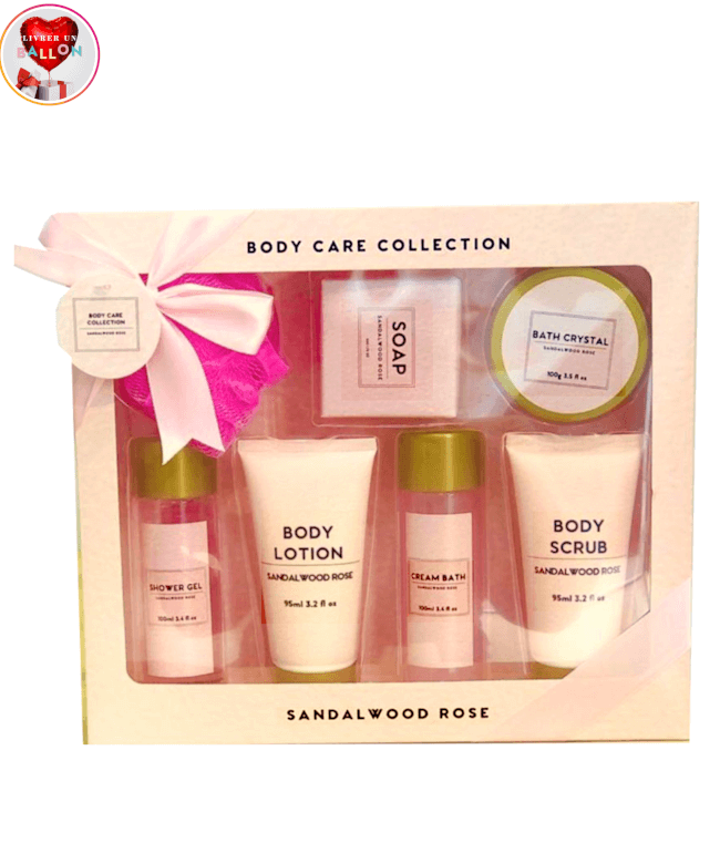 Image 1 Coffret soins Beauté Senteur Rose pour le Bain By Livrer un Ballon