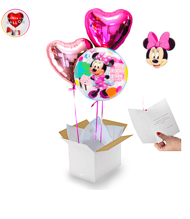 Image 1 Bouquet de Ballons Minnie à Personnaliser
