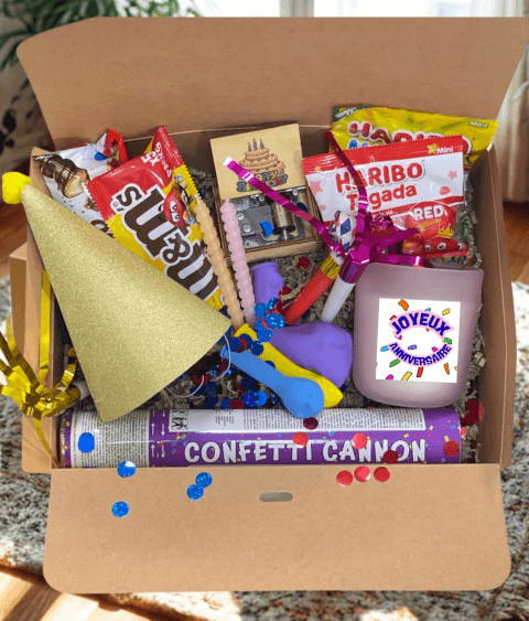 Box Anniversaire Surprise & Sourires – Le cadeau parfait à offrir à distance