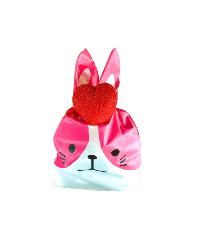 Livrer un ballon - Ballotin Lapin Big Fraise Tagada