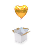 Vignette 1 Golden Heart Balloon