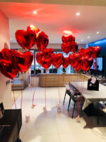 Vignette 1 Big Pack Love 10 Ballons Coeurs Rouges,uniquement en livraison sur Paris et Ile de France