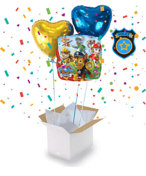 Bouquet de Ballons Pat' Patrouille à personnaliser