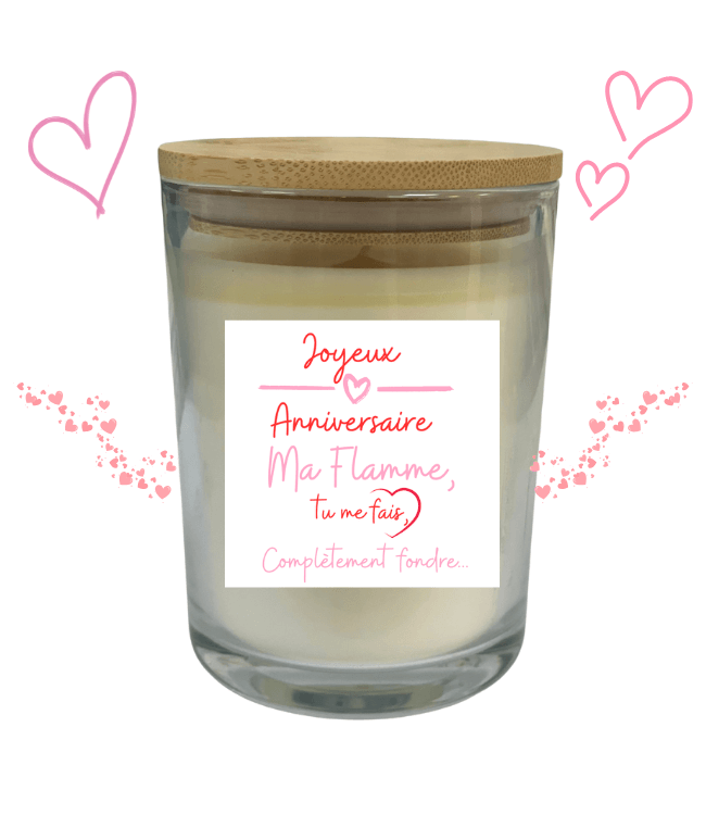 Image 1 Bougie Parfumée “Joyeux Anniversaire Ma Flamme”
